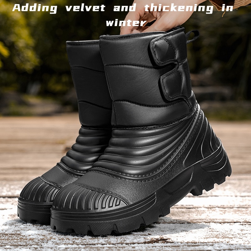 Circle Hook Set - Sepatu bot salju musim dingin pria