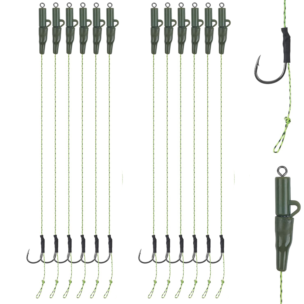 Fishing Equipment Shop - 12 buah rig rambut memancing ikan