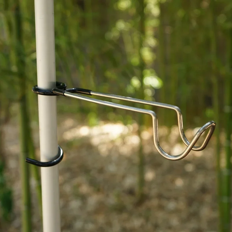 Fishing Equipment Hanger - Gantungan Lampu Portabel dari Baja Tahan