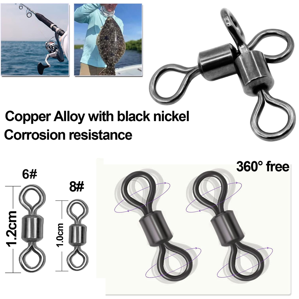 30Pcs Konektor Pancing Putar 3 - Fishing Equipment Shop ulasan dan harga