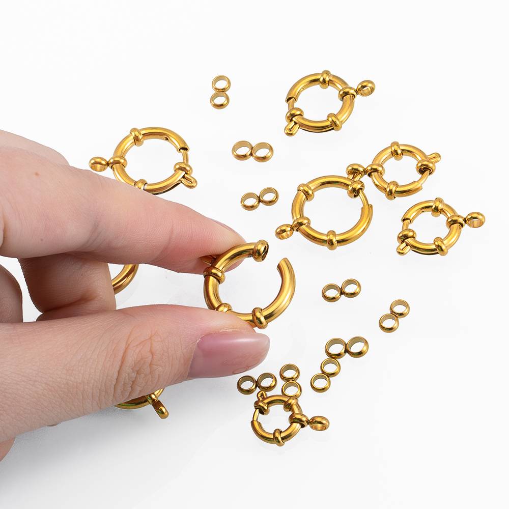 4 Buah Konektor Gelang Gesper  - Circle Hook Set ulasan dan harga