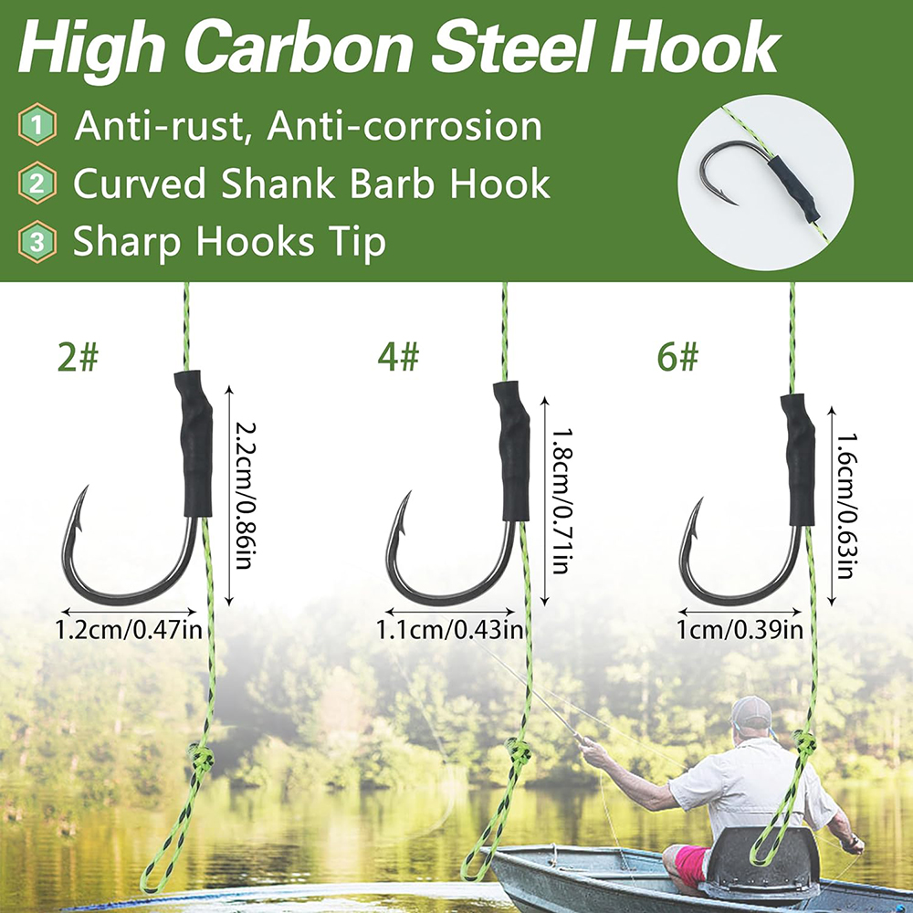 12 buah rig rambut memancing i - Fishing Equipment Shop ulasan dan harga