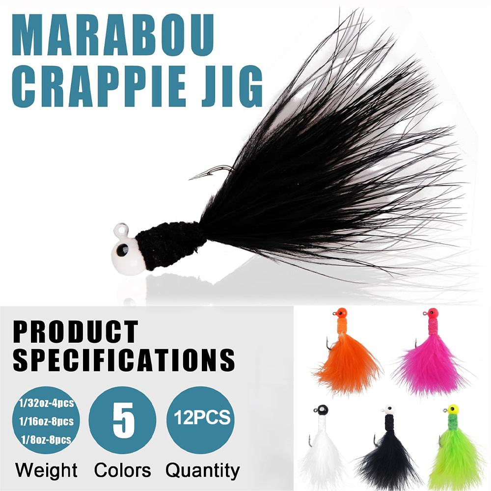 12Pcs Jig Head untuk Memancing - Fishing Equipment Shop ulasan dan harga