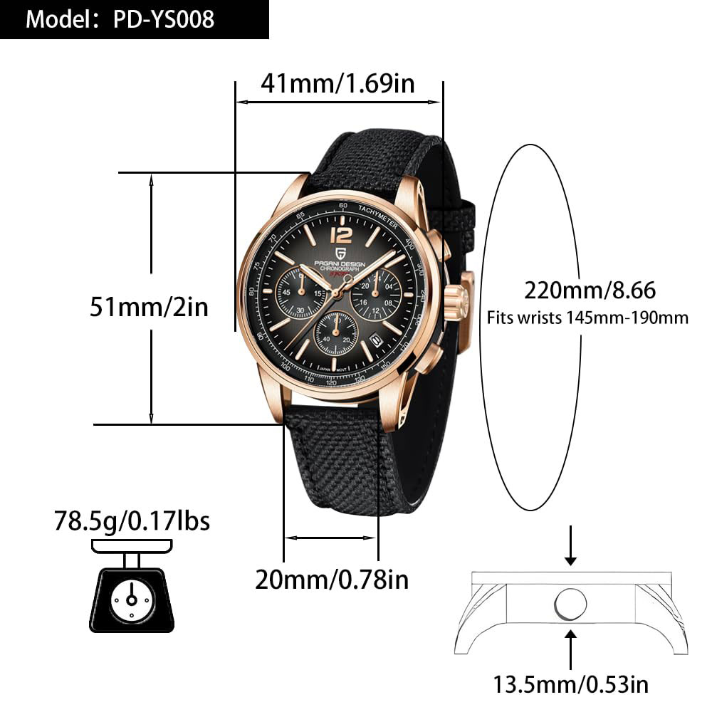 PAGANI DESIGN Jam Tangan Pria  - Circle Hook Set ulasan dan harga