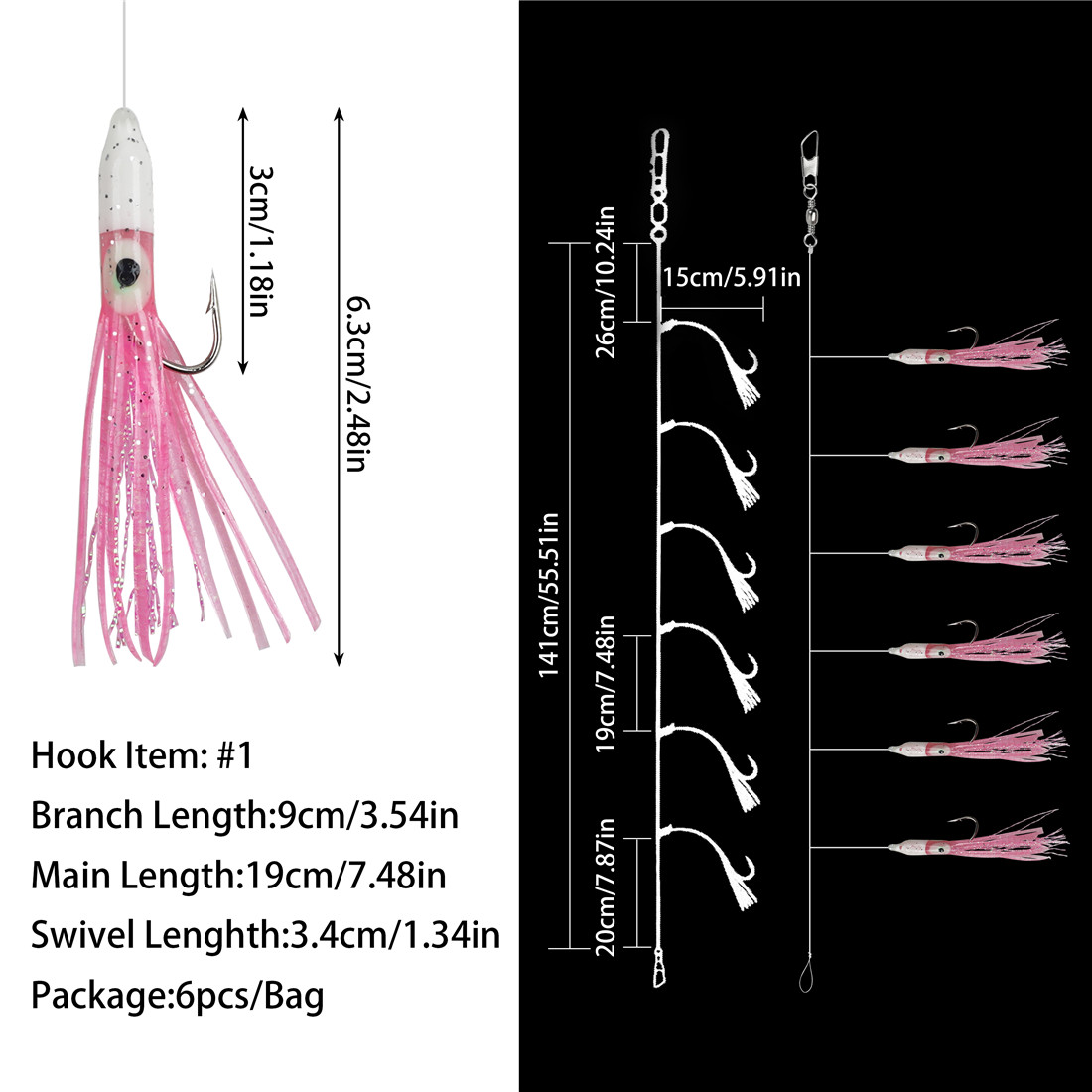 6 Paket Kail Pancing Tali 6-in - Fishing Equipment Shop ulasan dan harga