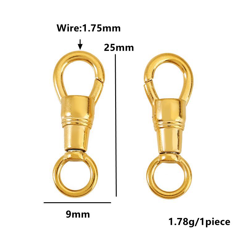 2 Buah Gesper Baja Tahan Karat - Circle Hook Set ulasan dan harga