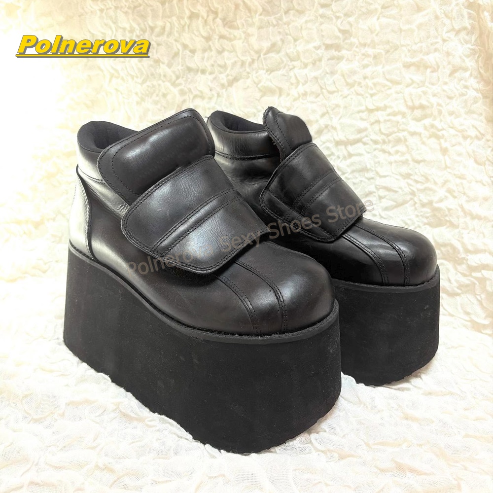Sepatu Boots Platform Wanita G - Circle Hook Set ulasan dan harga