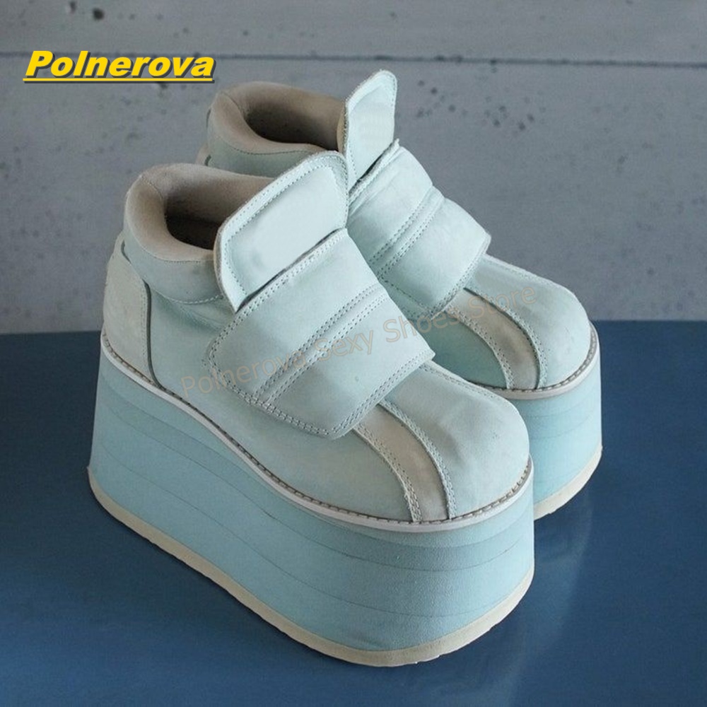 Sepatu Boots Platform Wanita G - Circle Hook Set ulasan dan harga