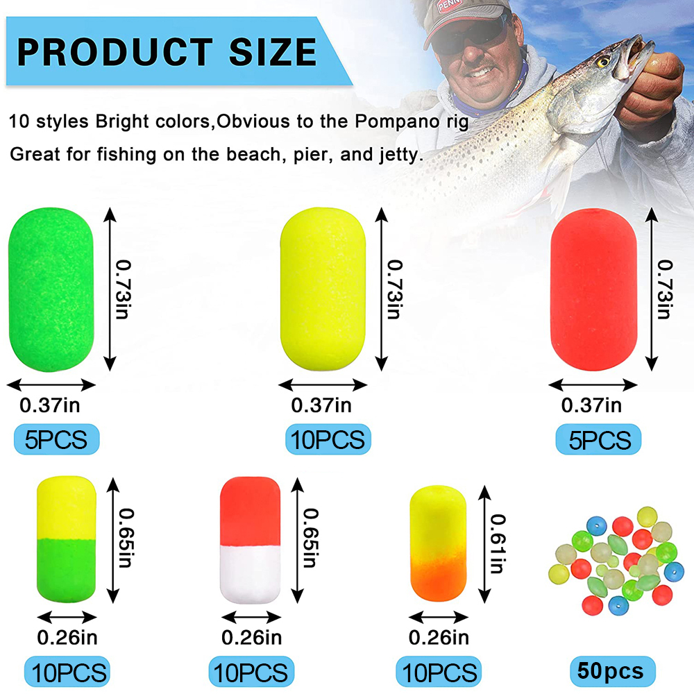 138 Buah Manik Apung Rig Pompa - Fishing Equipment Shop ulasan dan harga